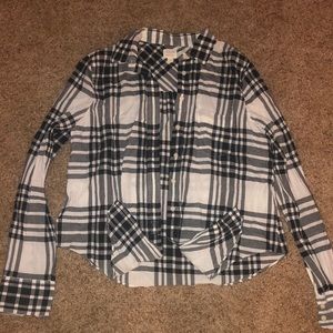 J. Crew Plaid Button-Up Shirt